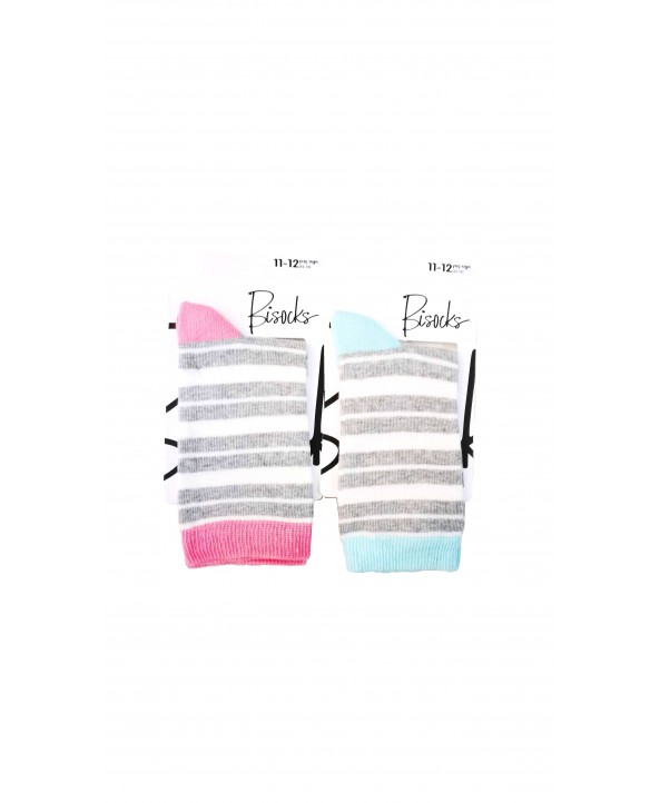 Къси памучни чорапи на райе Bisocks